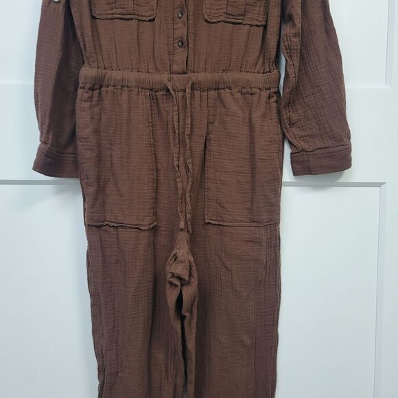 Madewell lightspun tapered leg jumpsuit size 8 - Picture 6 of 14